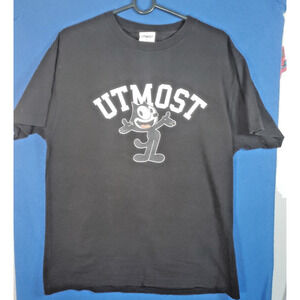 Felix the Cat UTMOST Black T-Shirt Men's Size Large